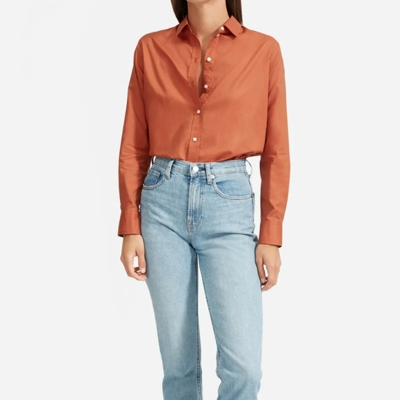EVERLANE Silky Cotton Relaxed Shirt